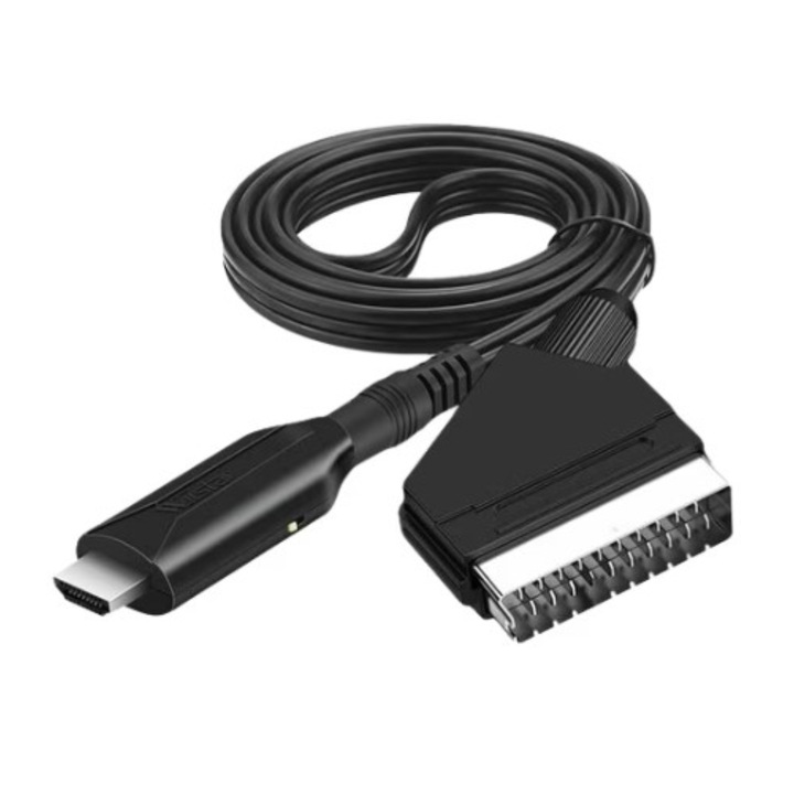 SCART-HDMI konverter HDTV/DVD/PS3-hoz, BeSmart, fekete