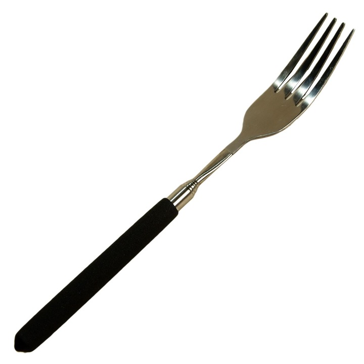 Furculita Extensibila, Metalica, 20-63 cm, Neagra