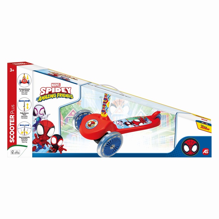 Trotineta Plus Spidey Si Prietenii Extraordinari