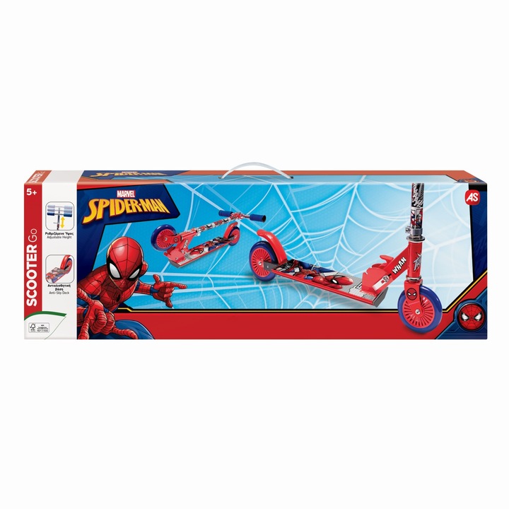 Spiderman 2 kerekű roller