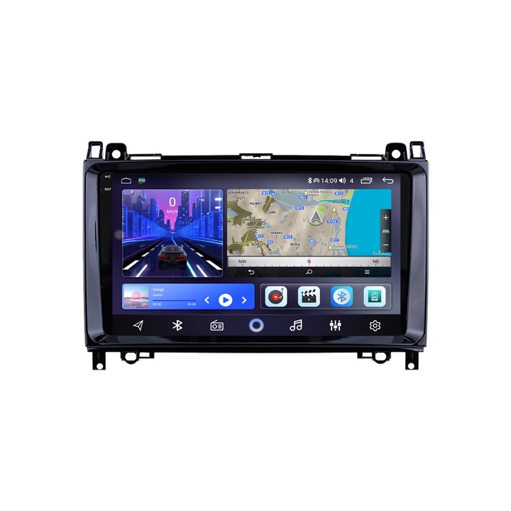 Sistem de Navigatie Mercedes Vito, Sprinter, Viano, A-class, B-class, procesor Octa-Core 8G memorie RAM, 128GB memorie interna, Wi-Fi, Android, Bluetooth
