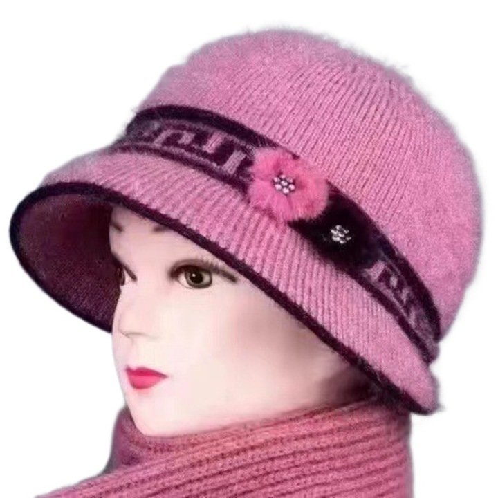 Noi sapka, meno teli temaval, 50-60 cm-es fejkeruletre megfelelo, univerzalis, Rózsaszín, 50-60 CM