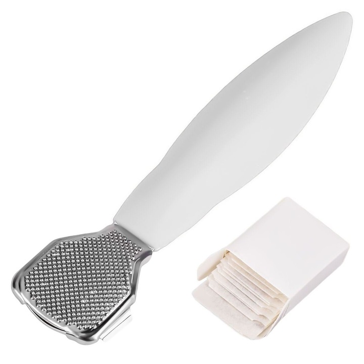 Razuitor Calcaie, Model Metalic, Lungime 14cm, Alb