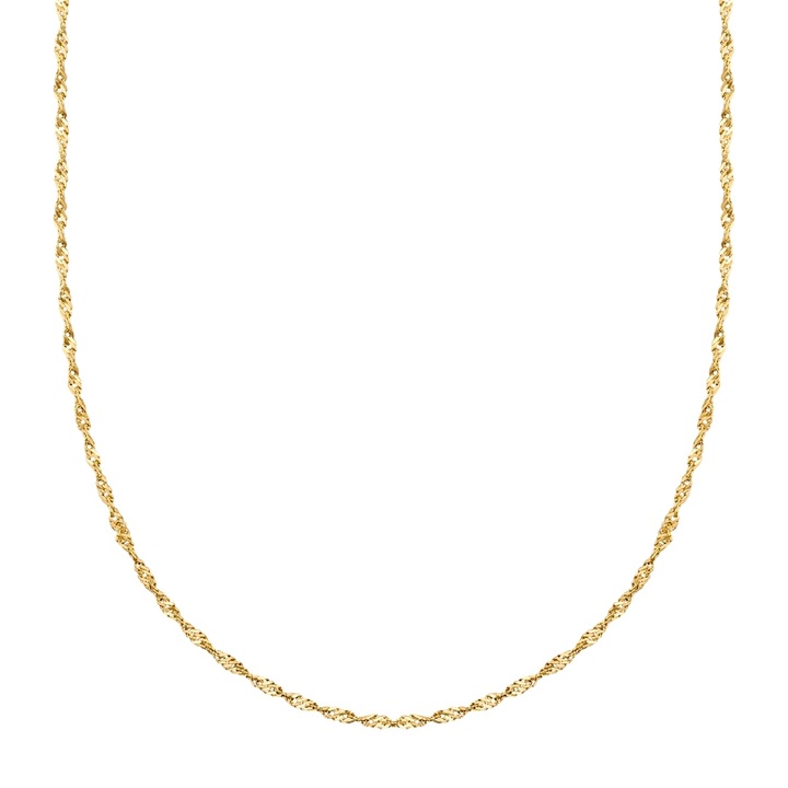 Eastside, Colier de otel inoxidabil placat cu aur de 14k, Auriu