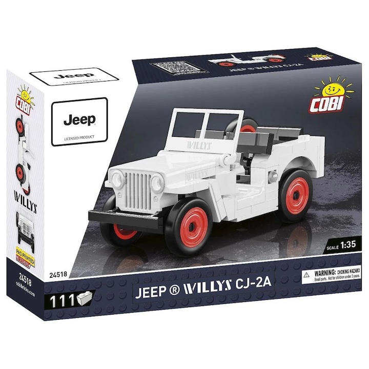 Set de Construit Jeep Willys CJ-2A, 111 piese