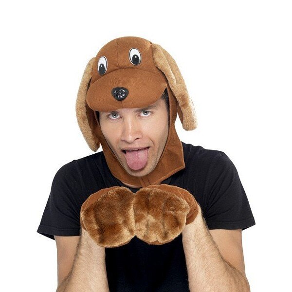 Caciula catel cu manusi