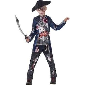 Costum zombie pirat Jolly Rotten baieti 11-12ani/ 150cm Costum zombie pirat Jolly Rotten baieti 11-12ani/ 150cm