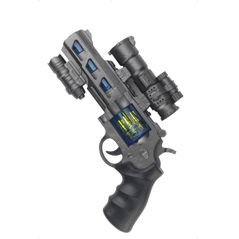 Pistol politist spatial cu sunet si lumini