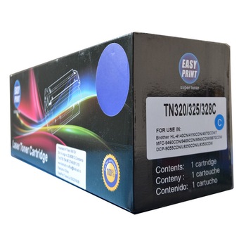 Toner EASY PRINT Cyan, 1400 pag, compatibil TN320 / TN325 / TN328 C Toner EASY PRINT Cyan, 1400 pag, compatibil TN320 / TN325 / TN328 C