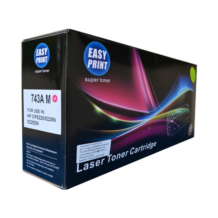 Toner EASY PRINT Magenta, 7300 pag, compatibil CE743A