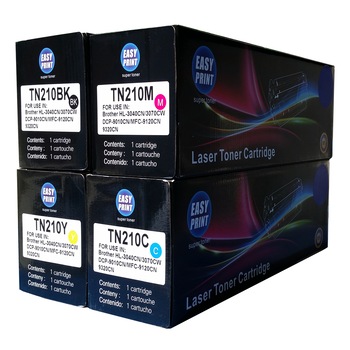 Set tonere EASY PRINT Negru/Cyan/Magenta/Galben, 1x 2500 + 3x 1500 pag, compatibil TN210/TN230 Set tonere EASY PRINT Negru/Cyan/Magenta/Galben, 1x 2500 + 3x 1500 pag, compatibil TN210/TN230