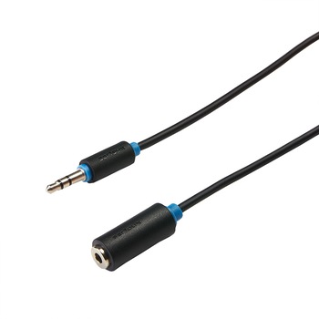 Cablu prelungitor audio Serioux, jack Stereo 3.5mm tata - jack Stereo 3.5mm mama, 1.5m, negru Cablu prelungitor audio Serioux, jack Stereo 3.5mm tata - jack Stereo 3.5mm mama, 1.5m, negru