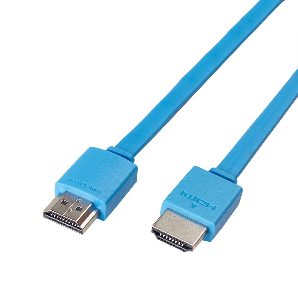 Cablu video Serioux, HDMI tata - HDMI tata, 1.5m, albastru