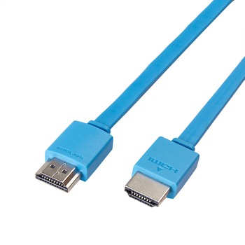 Cablu video Serioux, HDMI tata - HDMI tata, 1.5m, albastru Cablu video Serioux, HDMI tata - HDMI tata, 1.5m, albastru