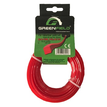 Rezerva fir din nailon cu sectiunea patrata, Greenfield GA-FIR_P2MM/15 M Rezerva fir din nailon cu sectiunea patrata, Greenfield GA-FIR_P2MM/15 M