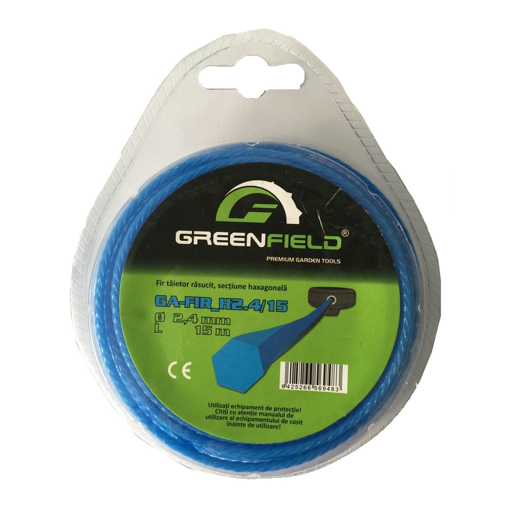 Rezerva fir din nailon cu sectiune hexagonala, Greenfield GA-FIR_H2MM/15 M