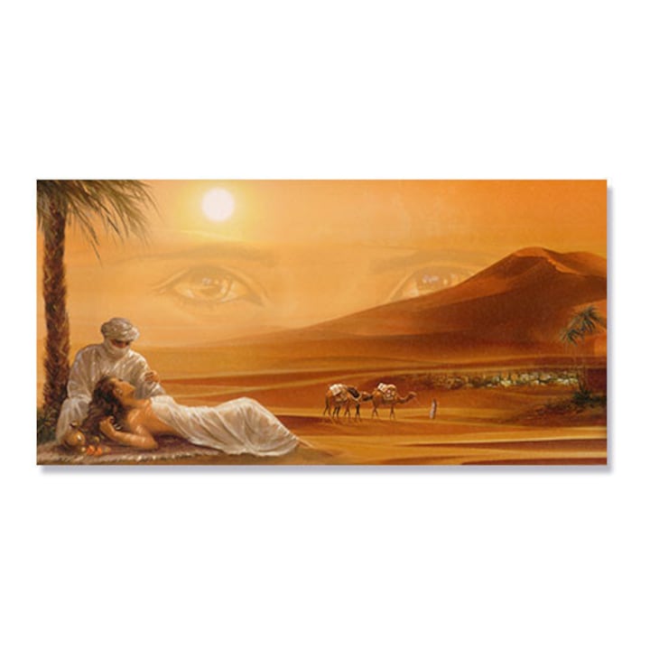 Tablou Canvas - Peisaj, Desert, Arabi, Camila, 50 x 100 cm