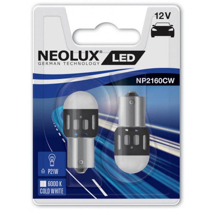Neolux P21W LED Izzó, 6000K, 1.2W