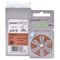 baterii pentru proteze auditive powerone p312 zinc-aer - 10 blistere60 bucati imagen 20_0_
0