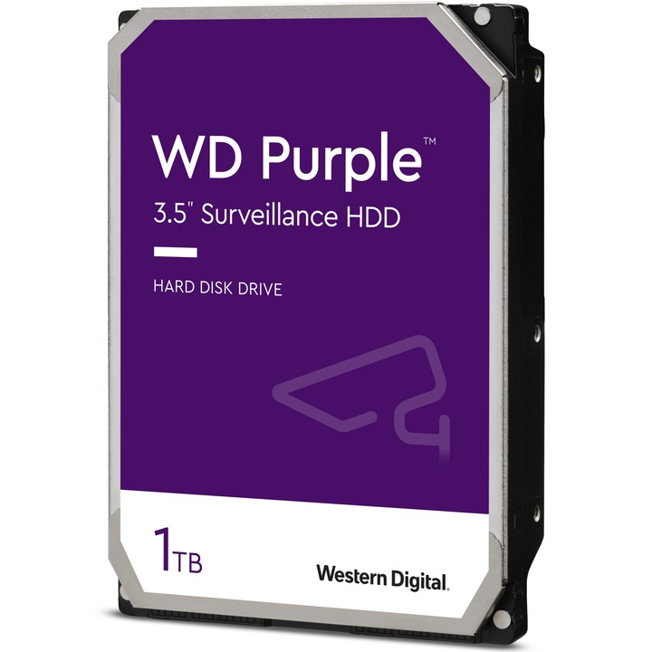HDD WD New Purple 1TB, 64MB cache, SATA III
