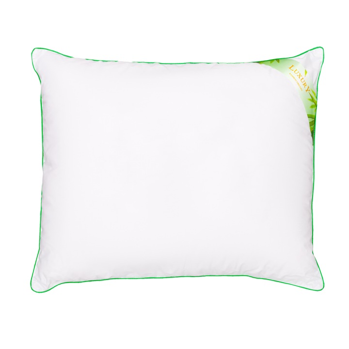 Bambusz párna 50x60 cm, antiallergén, fehér