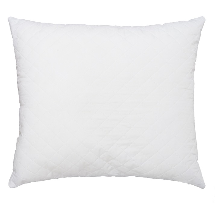 Perna 70x80 hipoalergenica, Pen-Pol, puf sintetic, alba, husa bumbac