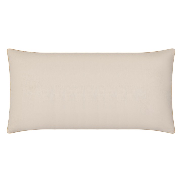 Perna 40x80 cm, ecologica din hrisca, Bumbac, Crem, Antialergica, cu umplutura din 100% hrisca