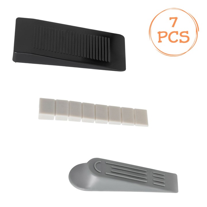 Opritoare Usa si Mobila, Set 7 Piese, Multicolor, PVC