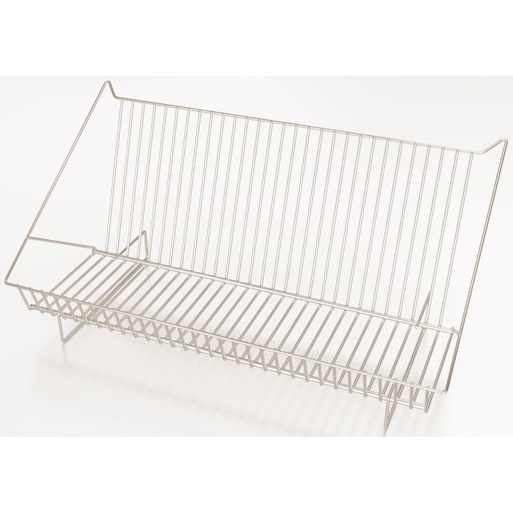 Edényszárító, Metpol, Fém / Műanyag, 55 x 26,5 x 27,5 cm, Fehér