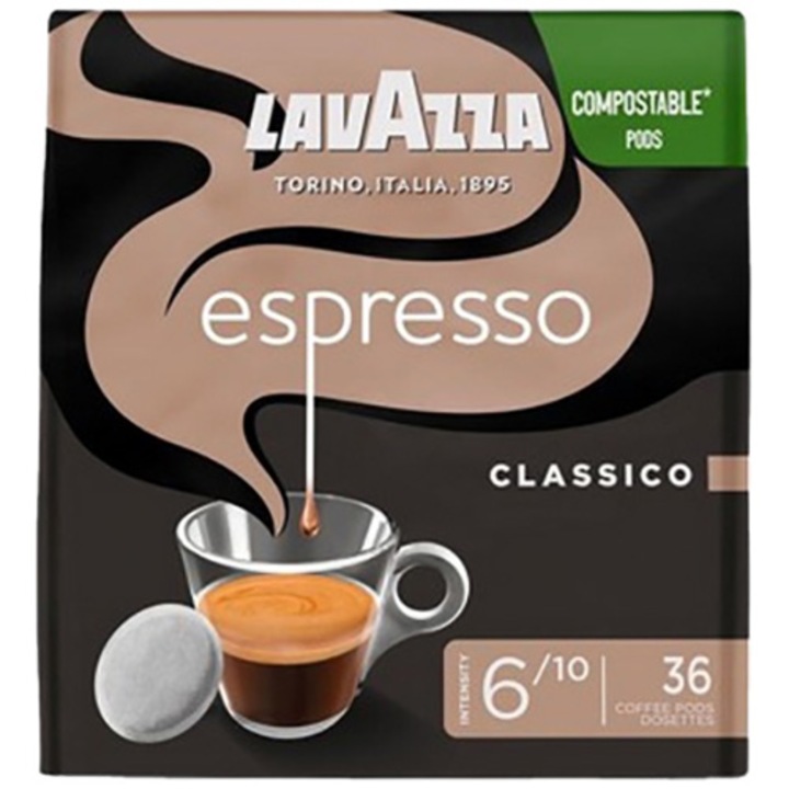 Кафе дози Lavazza, 36 броя, Съвместими със Senseo, 250 гр