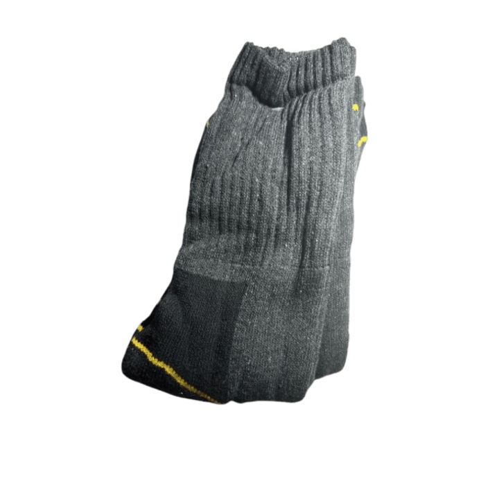 Комплект от 3 чифта работни клинове, устойчива материя, сиви, размер 43-46