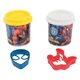 Set Plastilina AS, Marvel Spiderman, 2 Recipiente cu Capace Forma, Capacitate 228g, Multicolor