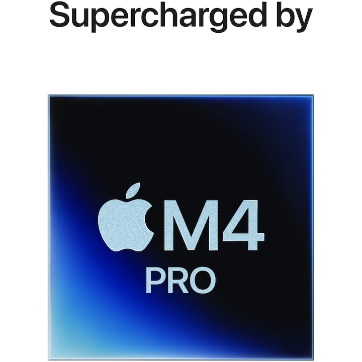 Mac Mini PC Apple, Apple M4 Pro, 12 CPU ядра и 16 GPU ядра, 24GB, 512GB SSD