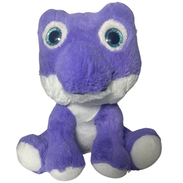 Jucarie din Plus, Dinozaur, Mov Deschis, 25 cm