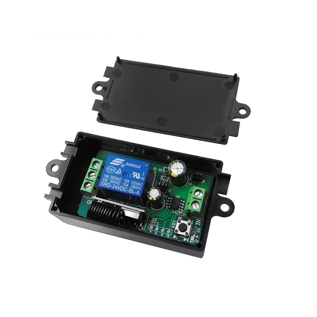 Modul comanda, releu, cod fix, pentru automatizari usi garaj, porti, 433mhz