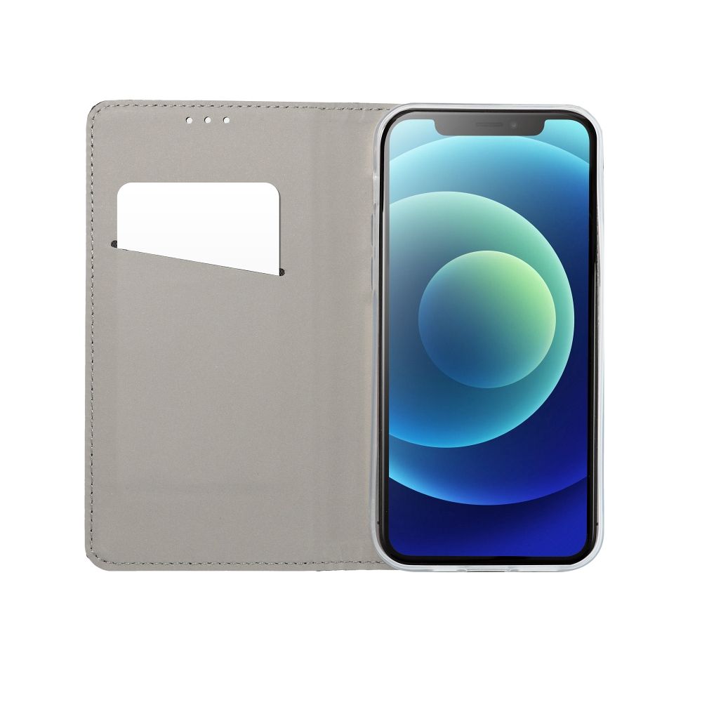 Husa tip carte compatibila cu Motorola Moto G06, Flip Book, inchidere magnetica, buzunar card, stand, Albastru