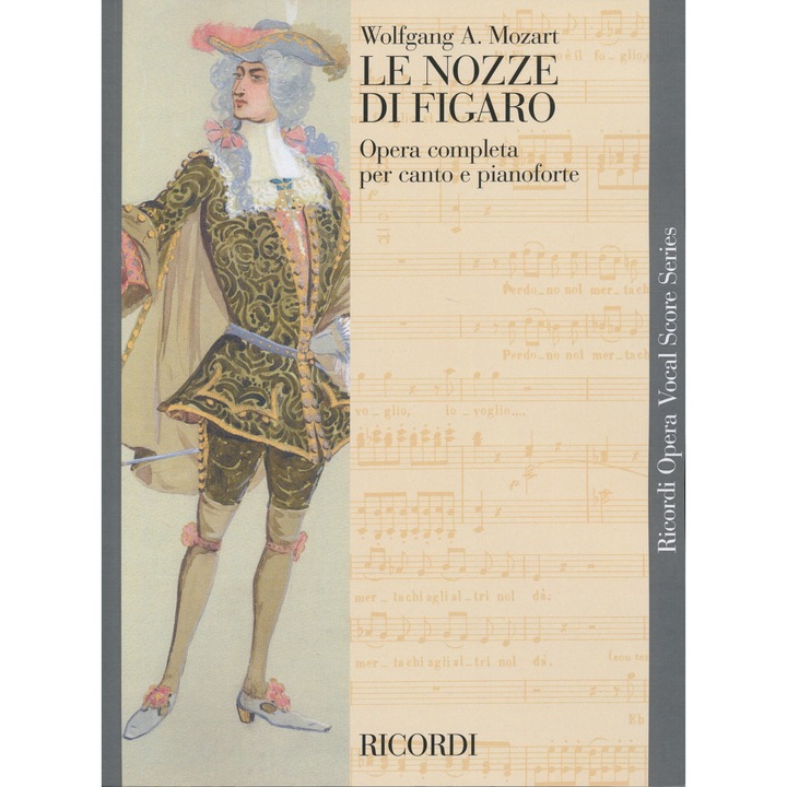Wolfgang Amadeus Mozart: Le Nozze di Figaro - extras pentru pian (italiană)