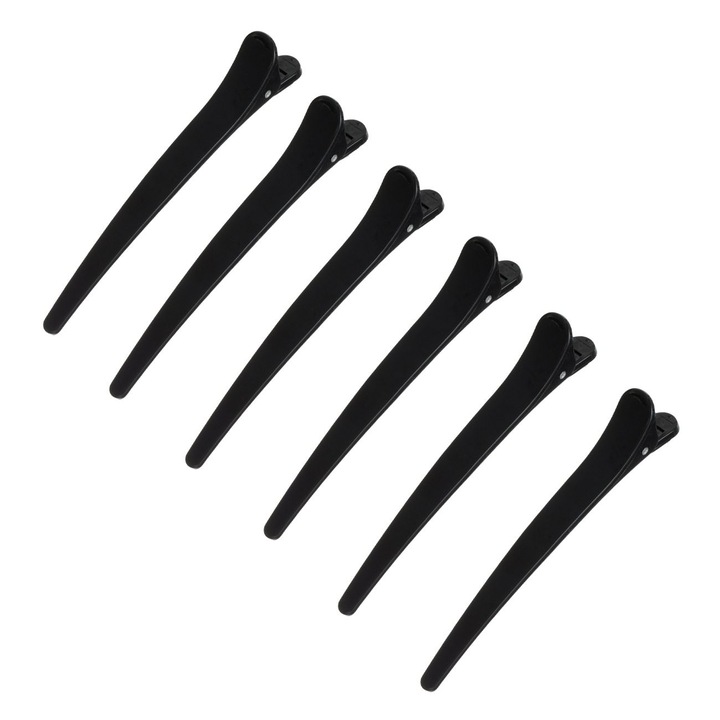 Clame Par Coafor Negre Luciooase 11cm - 6buc