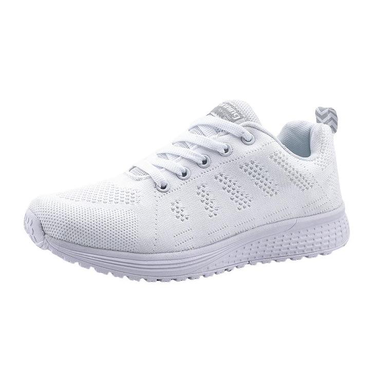 Cozevdnt unisex tornacipő, hálós, kényelmes, fehér, szintetikus
