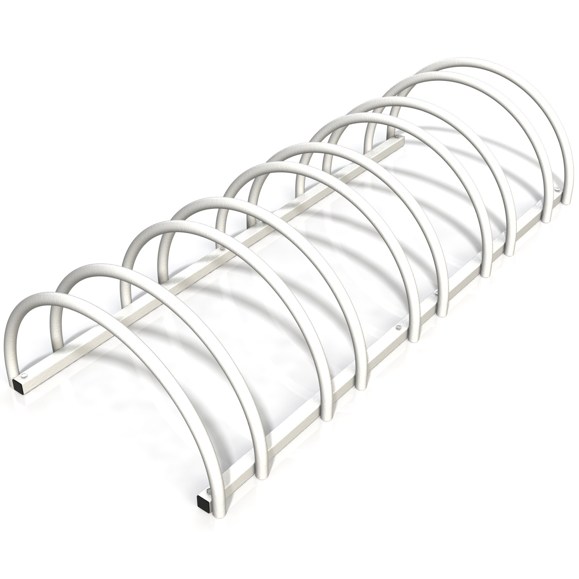 Suport rastel bicicleta cu 5 sloturi -model 0022-5 Alb