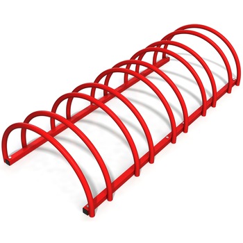 Suport rastel bicicleta cu 5 sloturi -model 0022-5 Rosu Suport rastel bicicleta cu 5 sloturi -model 0022-5 Rosu