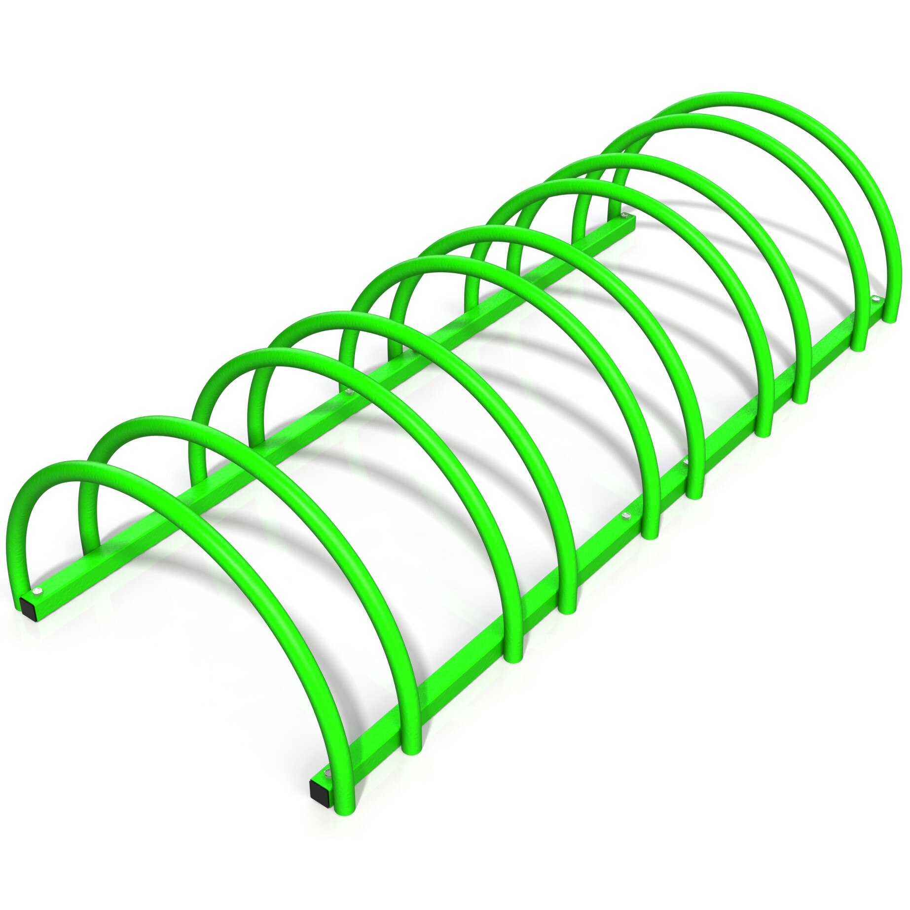 Suport rastel bicicleta cu 5 sloturi -model 0022-5 Verde crud