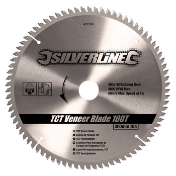 Disc 100T lemn tare - MDF , 300 x 30 - inele 25, 20, 16mm, Silverline Disc 100T lemn tare - MDF , 300 x 30 - inele 25, 20, 16mm, Silverline