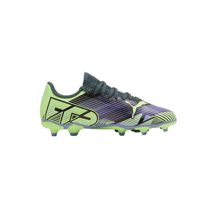 Pantofi sport barbati Future 7 Play Fg ag, Puma, Sintetic, Albastru/Verde, 37 EU