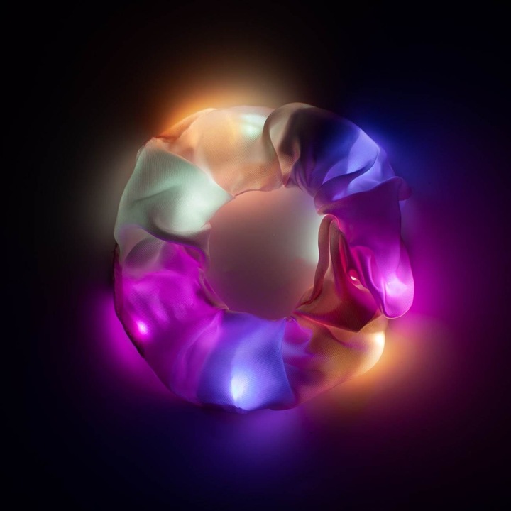 Elastice Par Saten cu 10 LED-uri Colorate
