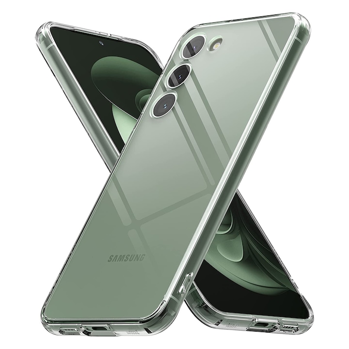 Husa pentru Samsung Galaxy S25 Plus Daden® Transparent Clear, Protectie Camera, Antisoc, Transparenta