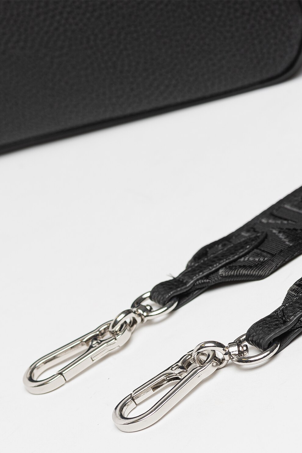Steve Madden, Geanta crossbody cu bareta din lant Naim, Negru