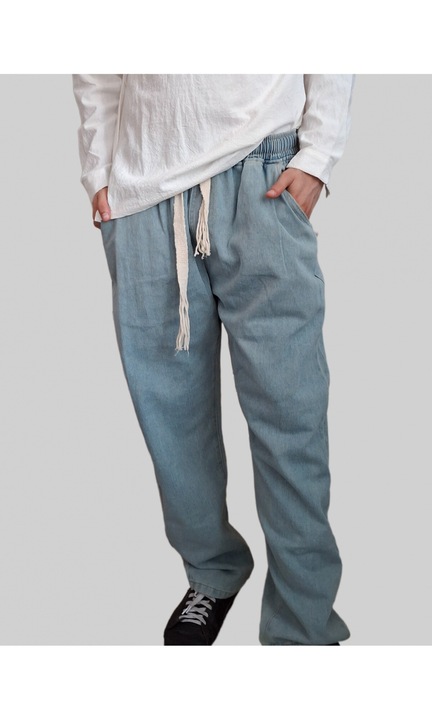 Férfi sportfarmer, L, kék