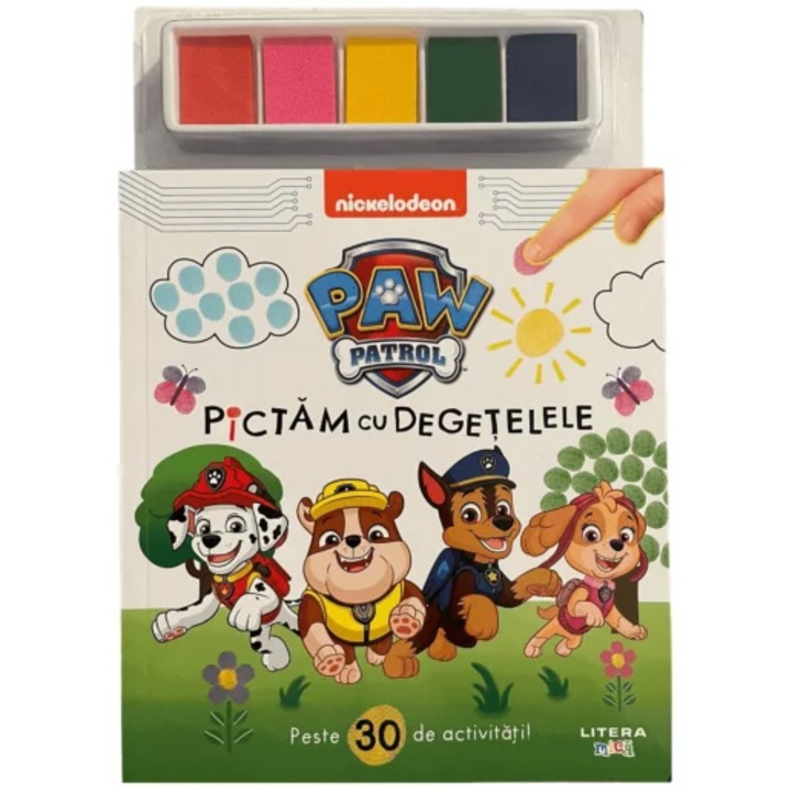 Patrula catelusilor. Pictam cu degetelele