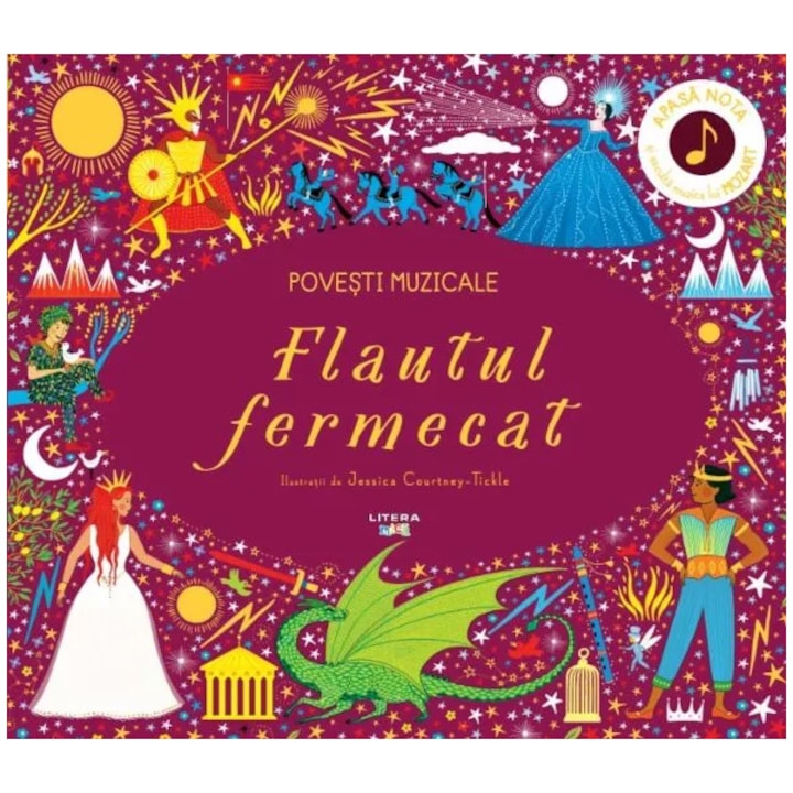 Povesti muzicale. Flautul fermecat. Carte cu sunete